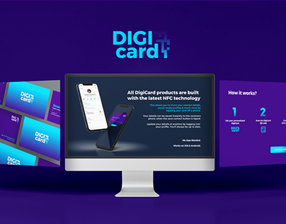 Project thumbnail - DIGICard | Landing page