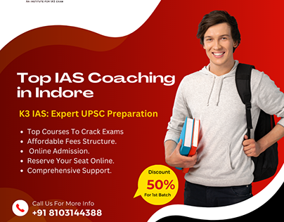 Top IAS Coaching in Indore | K3 IAS: UPSC Preparation