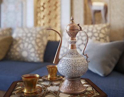 Moroccan Majesty (oriental living room)