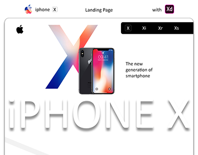 Landing Page - iPhone X