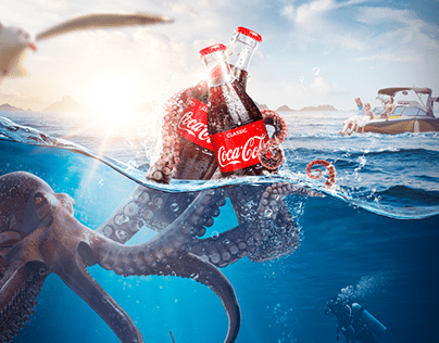 Coca-Cola Octopus - Abra a felicidade