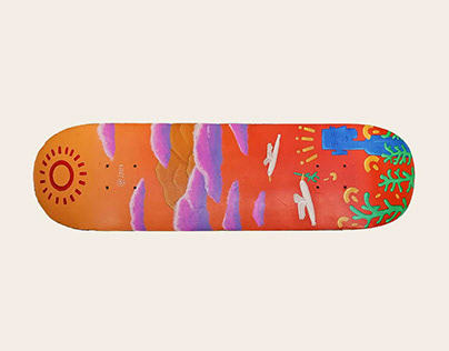 Skateboard Deck Painting (2021)