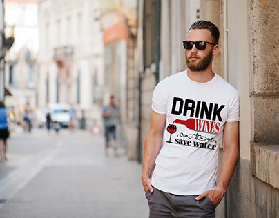 Wines T-Shirt Design.