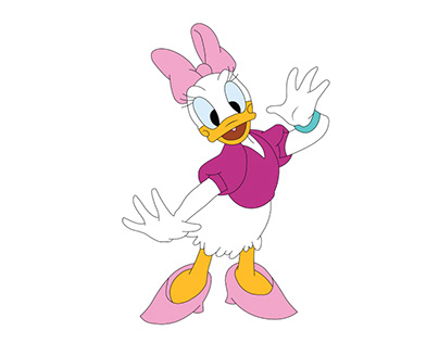 Daisy Duck Cartoon Vector Free Download