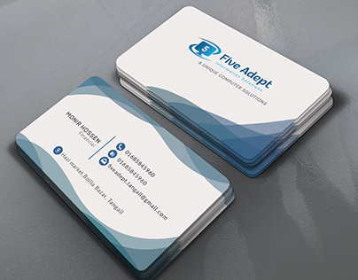 Five Adept Business card