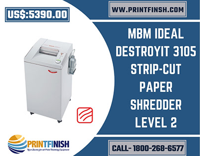 MBM Ideal Destroyit 3105 Cross-Cut Paper Shredder