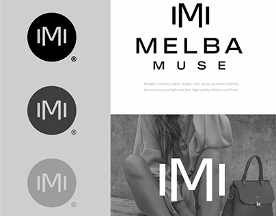 Minimalist Logo For MELBA MUSE