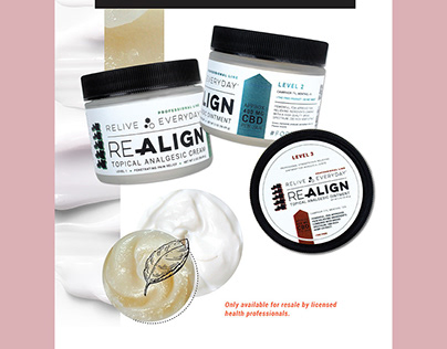 RE-ALIGN Pain Reliving CBD Topical Analgesics