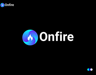 O letter modern 3d logo design| fire logo mark