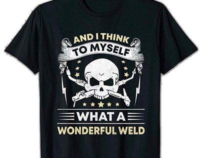 Creative Welding T-Shirt Design