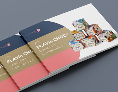 Catalog design for PLAYin CHOC