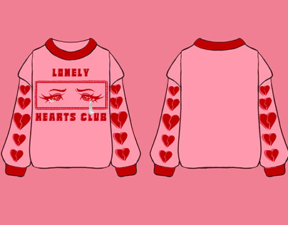 Lonely Hearts Club sweater concept