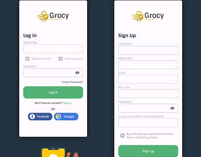 Grocy – React Native Multi-vendor Ecommerce App UI Kit