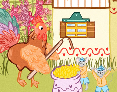 Illustrations for a Ukrainian children's fairy tale