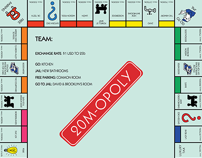 20mission-opoly! Custom life-sized Monopoly party