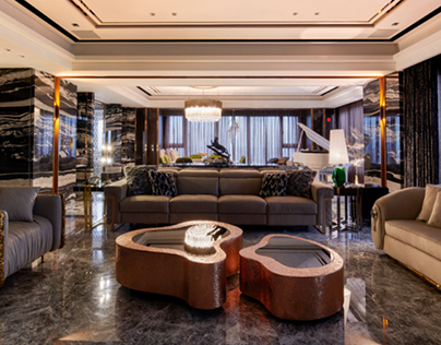 An Extravagant And Luxury Penthouse In Taiwan