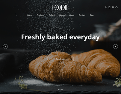 Foodie Bakery Project | E-commerce | UX/UI