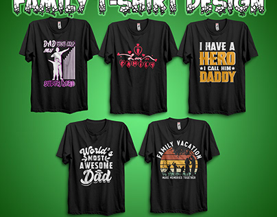 tshirt design project family