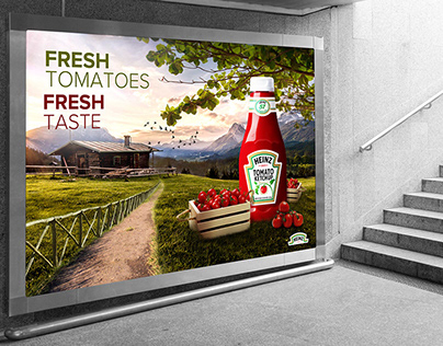 Heinz Ketchup Advertising Poster Design