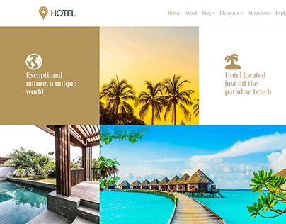 Hotel WordPress Theme - Gallery of Images