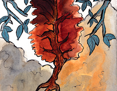 Brown Tree Illustration III