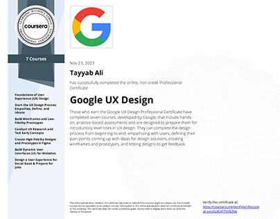 Design Journey & Google Certifications 🚀✨