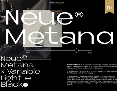 Neue Metana® Variable Font Family - Free Font