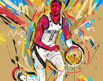 Expressive NBA Illustrations