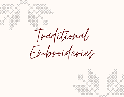 Traditional embroideries