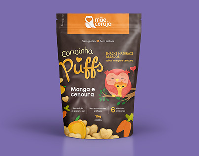 Mãe Coruja - Kids Snack packaging