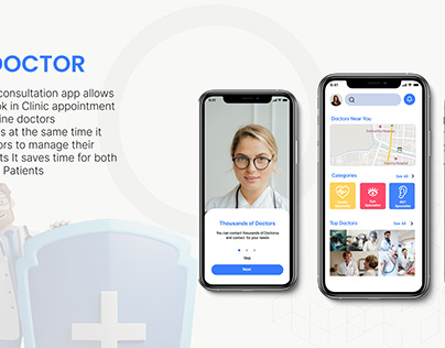 Doctor appointment app UI/UX case study