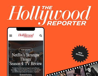 Project thumbnail - Redesign of News Site The Hollywood Reporter