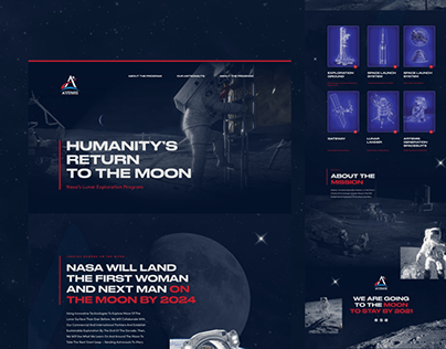 Nasa Artemis Website Redesign