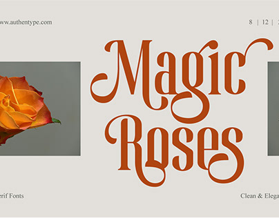 Magic Roses - Serif Clean Elegant font