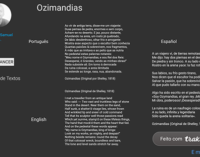 Project thumbnail - Ozymandias