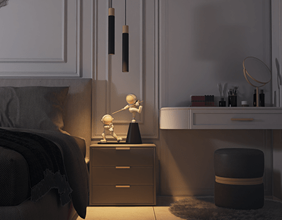 Project thumbnail - Interior Master Bedroom CGI