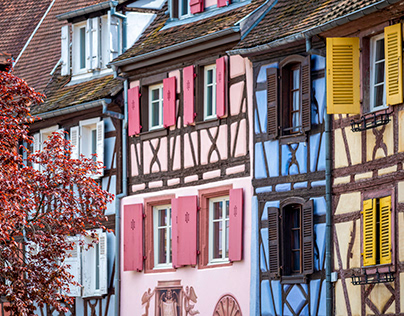 The city of Colmar in Alsace