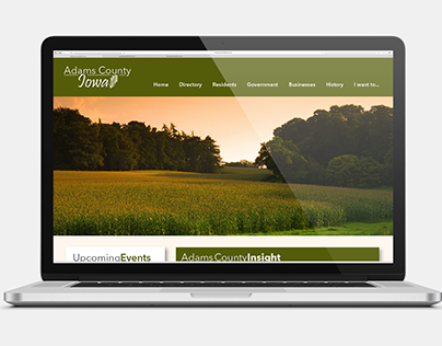 Adams County Iowa Branding and Website Design