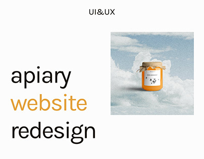 Apiary website redesign (UI&UX)