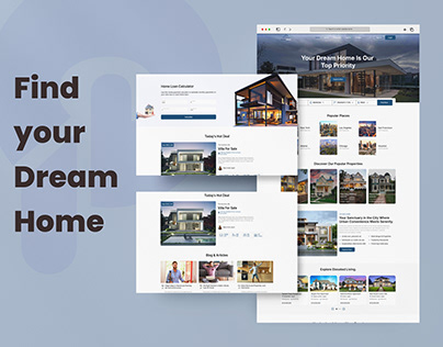 Dream House Website Design