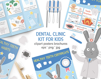 Dental clinic kit for kids