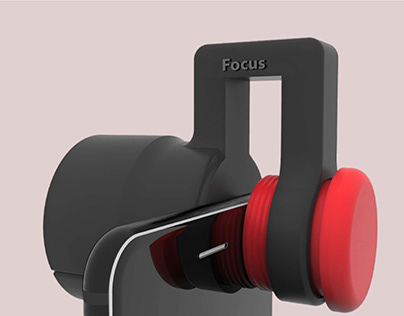 Focus - A slit lamp - smartphone attachment