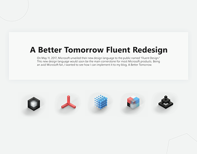 A Better Tomorrow Fluent Redesign