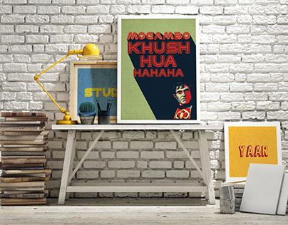 Bollywood posters for Livspace office.