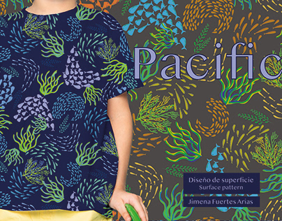 Pacific Vectorial seamless pattern
