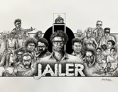 JAILER movie poster illustration