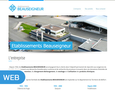 Site internet “Beauseigneur”