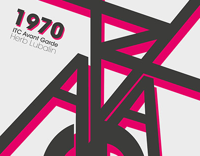 ITC Avant Garde | Typografieplakat