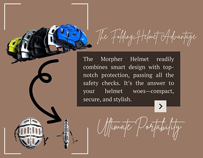 Safety Reinvented The Folding Morpher Helmet Advantage