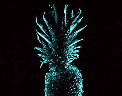 Fluorescent  Pineapple